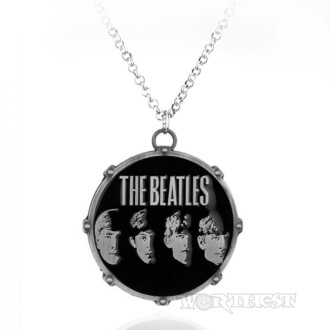 Кулон The Beatles рок-н-рол склад Бітлз сталевий на шию двосторонній