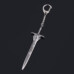 Брелок дворучний Меч Арторіасу 10см ігровий Dark Souls 3 Дарк Соулс