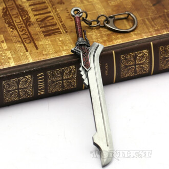 Брелок Алая королева Неро из Devil May Cry стальной Nero DMC на ключи