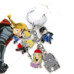Брелок Набор 5в1! персонажей из Стального Алхимика (Fullmetal Alchemist)