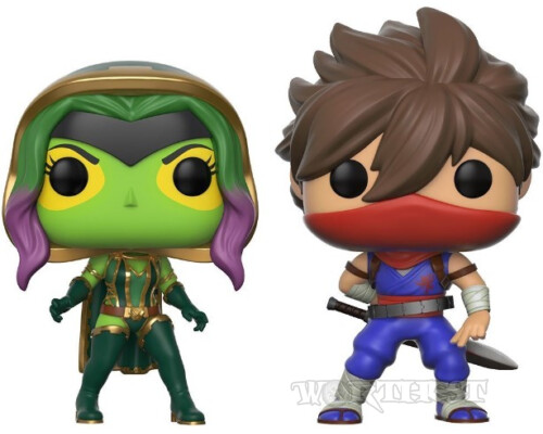 Фигурка Funko POP! 2-Pack Marvel vs. Capcom Gamora vs. Strider Гамора Страйдер
