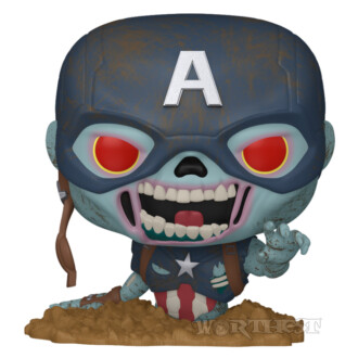 Фігурка Funko POP! Marvel Zombies Captain America Rising from Ground 1554