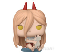Фигурка Funko POP! Chainsaw Man Power with Meowy Пауэр с Мяуи Chase 1766