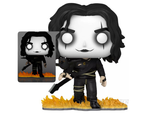 Фігурка Funko POP! The Crow Movies Eric Draven With Crow 1429 GITD Ворон