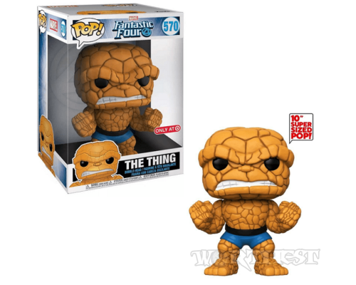 Фигурка Funko POP! Jumbo: Fantastic Four Существо The Thing Эксклюзив 570