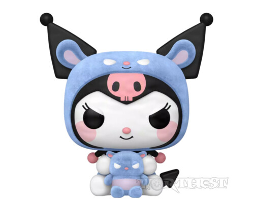 Фигурка Funko POP! Kuromi as Baku (Flocked) Куроми в образе Баку 111