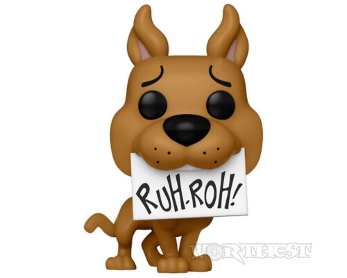 Фигурка Funko POP! Scooby Doo Скуби-Ду с табличкой #1045 Scooby Doo with Ruh-Roh