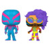 Фігурка Funko POP! 2-Pack Marvel: Spider-Man 2099 & Spider-Man India (Black Light)