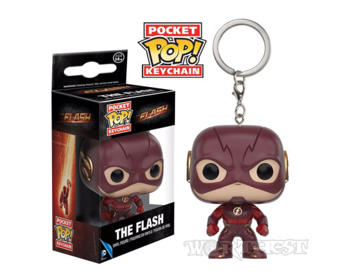 Брелок Funko POP Keychain: DC - The Flash Флэш супергерой Comics комиксы!