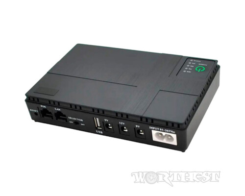 ИБП для роутера Andes DC1018P 10400mAh DC 5V/9V/12V 18W Черный