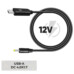 Кабель для роутера USB 5v -> 12v DC 4x1.7мм модема преобразователь