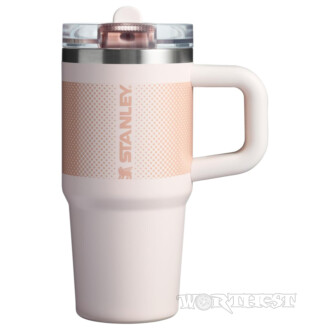 Термочашка Stanley Quencher Pro Tour Flip Straw 414мл Rose Quartz Fade