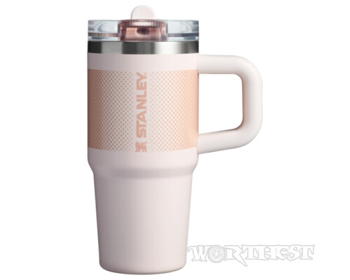 Термочашка Stanley Quencher Pro Tour Flip Straw 414мл Rose Quartz Fade