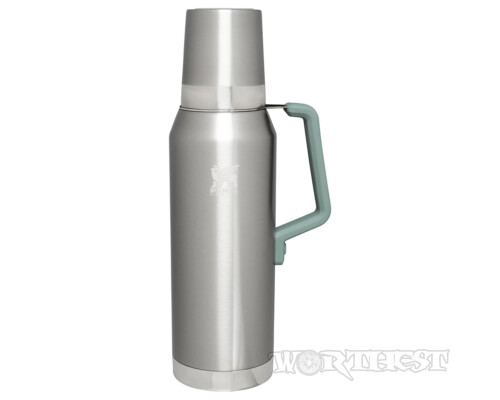 Термос Stanley Forge Thermal Bottle 1.3л Silver 4D Thermology з ручкою