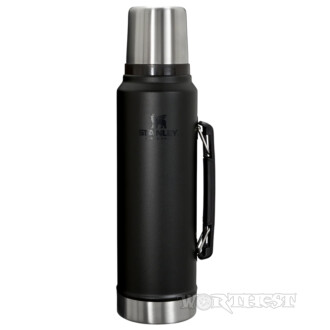 Термос Stanley Classic Legendary Bottle 1 л Black 2.0 Черный с ручкой