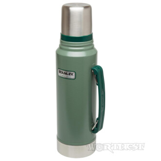 Термос STANLEY Classic Legendary Bottle 1л Hammertone Green з ручкою