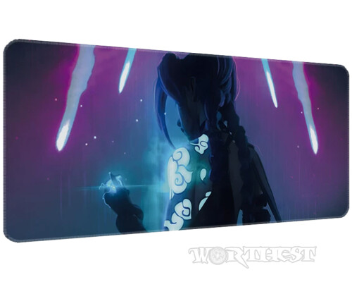 Килимок 90х40см Guns for Hire Аркейн великий для миші Jinx Arcane