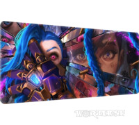 Килимок 90х40см Аркейн протистояння великий для миші Jinx Arcane