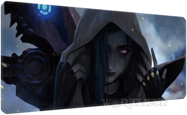 Килимок 90х40см Джинкс у капюшоні Аркейн великий для миші Jinx