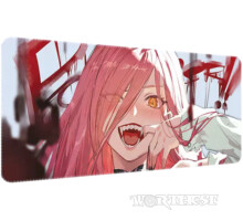 Коврик 90х40см Пауэр Человек Бензопила для мыши Power Chainsaw man
