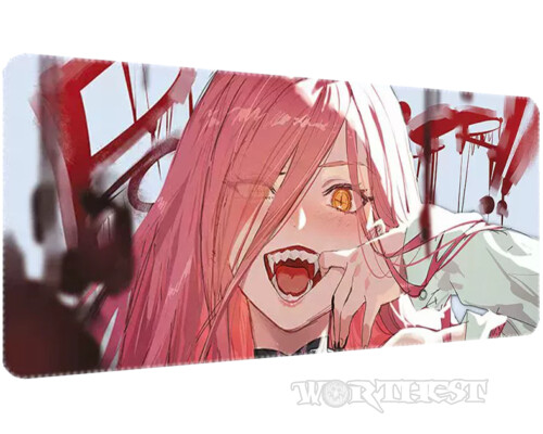 Коврик 90х40см Пауэр Человек Бензопила для мыши Power Chainsaw man