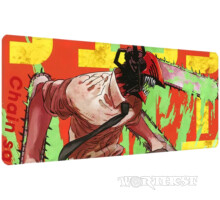 Коврик 90х40см Дэнджи Человек Бензопила для мыши Denji Chainsaw man