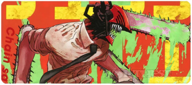 Коврик 80х30см Дэнджи Человек Бензопила для мыши Denji Chainsaw man
