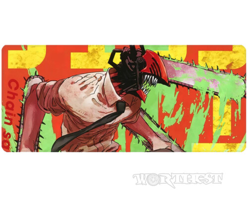 Коврик 80х30см Дэнджи Человек Бензопила для мыши Denji Chainsaw man