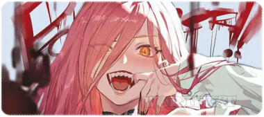 Коврик 80х30см Пауэр Человек Бензопила для мыши Power Chainsaw man