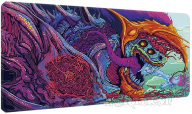 Коврик 90х40см Dragon Hyperbeast Counter-Strike 2 для мыши кс