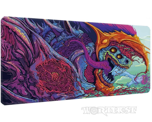Коврик 90х40см Dragon Hyperbeast Counter-Strike 2 для мыши кс