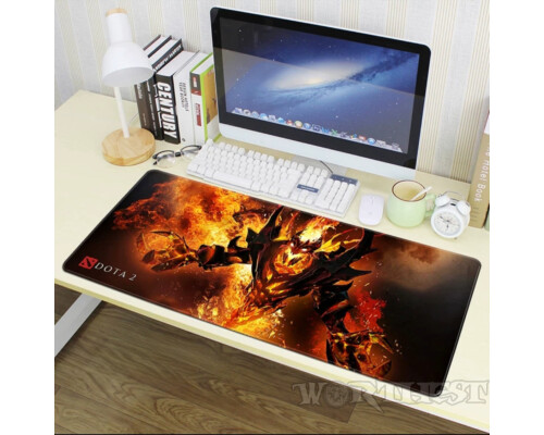 Большой коврик для мыши Shadow Fiend 80х30 Dota 2 мышки Дота игровой