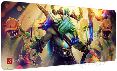 Килимок 90х40см Фуріон з трентами Dota 2 великий для миші Nature's Prophet