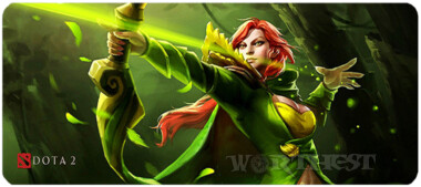 Коврик 80х30см Windranger Dota 2 большой для мыши Лирыэль Врка Дота