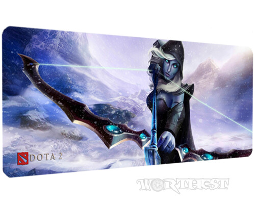 Коврик 90х40см Drow Ranger Dota 2 большой для мыши Дровка Тракса Дота
