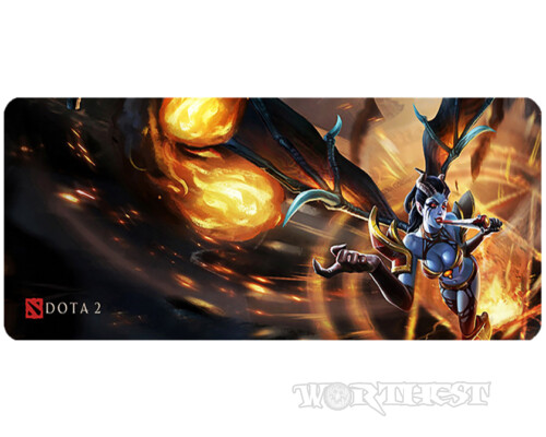 Килимок 80х30см Queen of Pain Dota 2 великий для миші Квопа Дота
