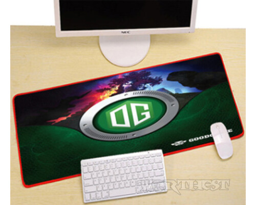 [80x30см] Ігровий килимок для миші "OG" Dota 2 великий Overlock мишка!