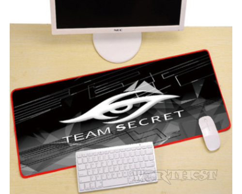 [80x30см] Ігровий килимок для миші "Secret" Dota 2 великий Overlock мишка!