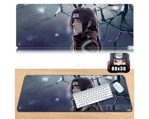 [80x30см] Великий килимок для миші "Ітачі Учіха" NARUTO (Наруто) anime