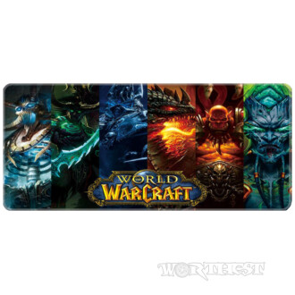 Коврик для мыши World of Warcraft "Герои Коллаж" 80х30см мышки игры