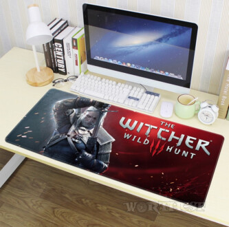 Игровой коврик Geralt - The Witcher 3: Wild Hunt для мыши Ведьмак мышки