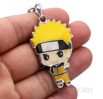 Аниме брелок Наруто из манги Naruto стальной Anime на ключи 316L!