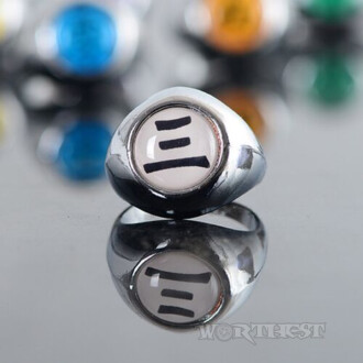 Кільце Хідана з Кандзі ієрогліфом «Три рівнів» Акацукі з Наруто