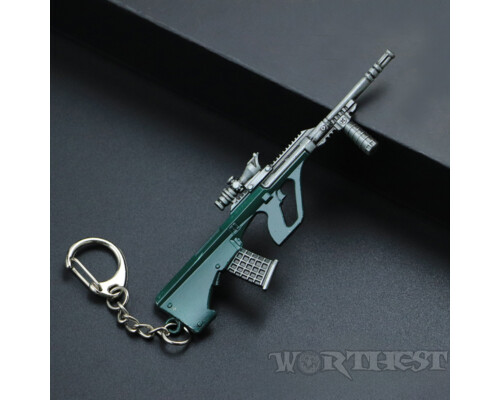 Брелок AUG / АУГ игры Пабг Pubg моделька 12см стальной