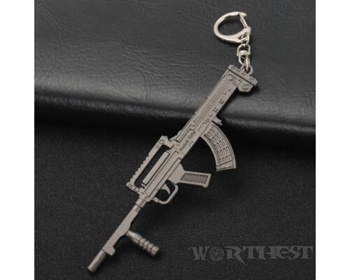 Брелок Groza OTS-14 Гроза игры Пабг Pubg моделька 12см стальной