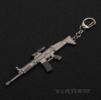Брелок Scar L Скар Л Пабг PlayerUnknown's Battlegrounds модель 12см