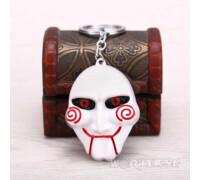 Брелок маска куклы Билли из фильмов ужасов Пила стальной Saw хоррор