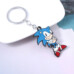 Брелок Sonic the Hedgehog синій сталевий на ключі сонік персонаж геймер