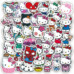 Наклейки Hello Kitty 50шт/набор Привет, котик винил стикеры Sanrio пак