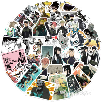 Наклейки Kaiju No. 8 манга 50шт/набор Кайдзю №8 Мина Асиро аниме стикеры